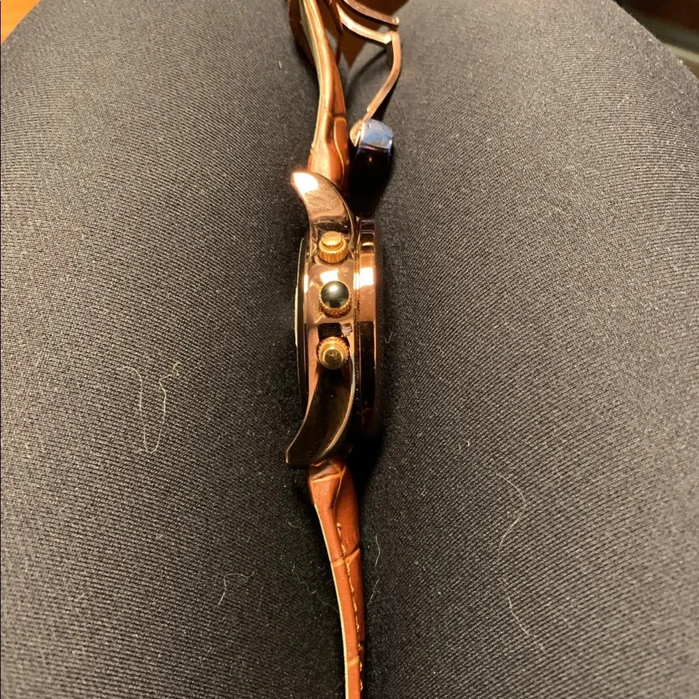 Johnny Dang signature‎ dial brown toned watch